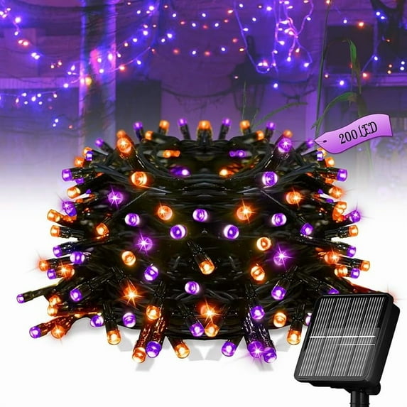 Solar String Lights for Outside, 39Ft 100 LED Solar String Lights Outdoor with 8 Modes ,Solar Christmas Lights Outdoor Waterproof for Yard, Fence,Balcony, Party,Christmas Tree Decorations (Warm White)