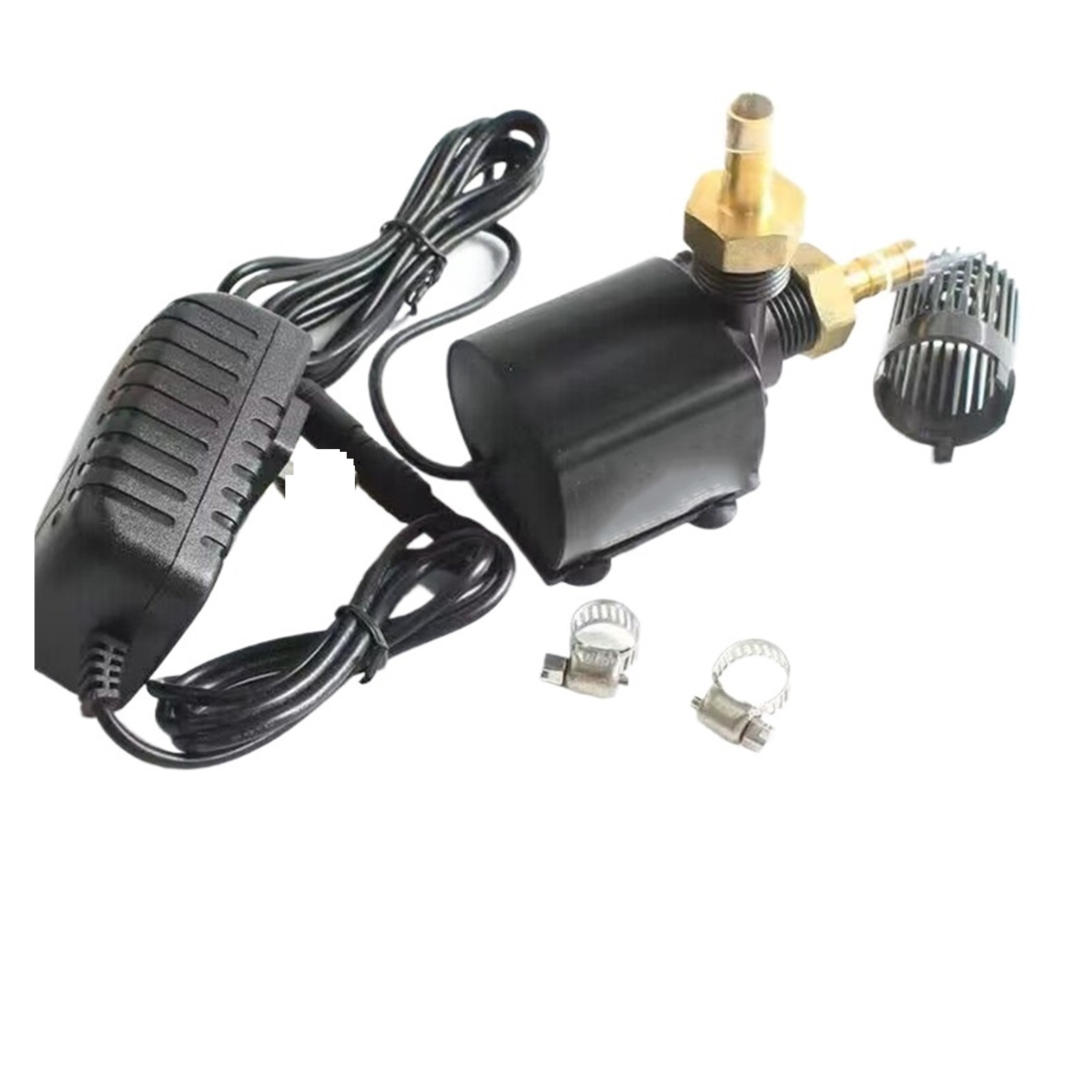 Solar Submersible Pump Super Quiet DC Brushless Pump,Brass Joint Fish ...