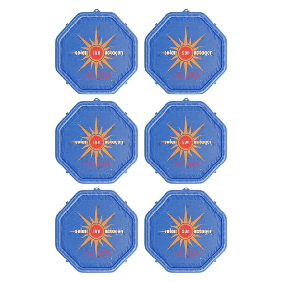 Solar Sun Octagon Sun Ring Solar Pool Blanket 6 pk