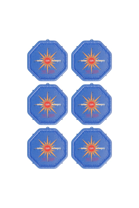 Solar Sun Octagon Sun Ring Solar Pool Blanket 6 pk