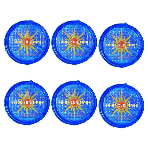 Solar Sun Rings UV Resistant Pool & Spa Heater Circle Solar Cover (6 Pack)
