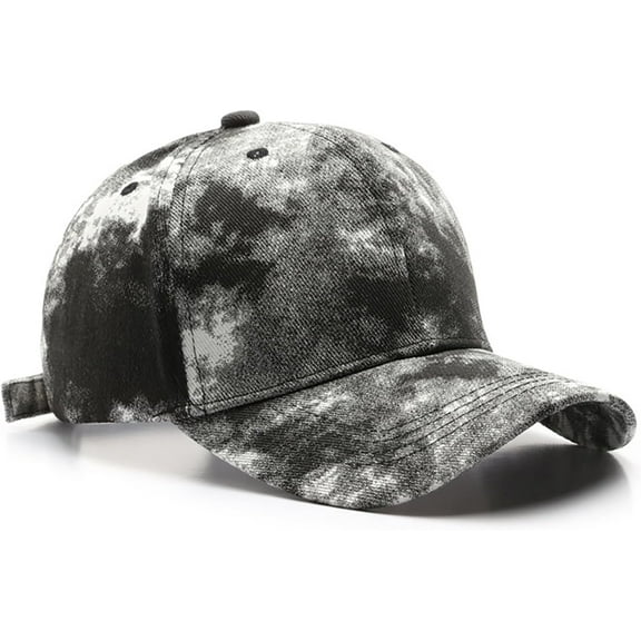 Graffiti Baseball Cap Tie-Dye Hat Hip Hop Hat Adjustable for Men and Women