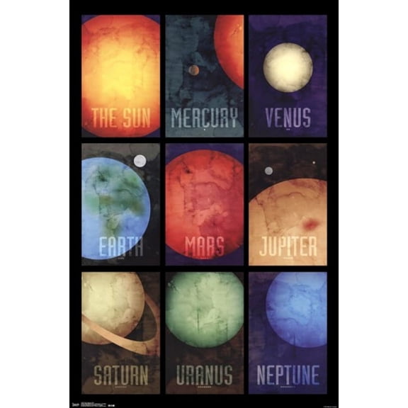 Solar System 2014 Poster Print (22 x 34)