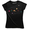 thumbnail image 1 of Solar System 9 Planets Around The Sun With Orbits And Stars T-Shirt, 1 of 4