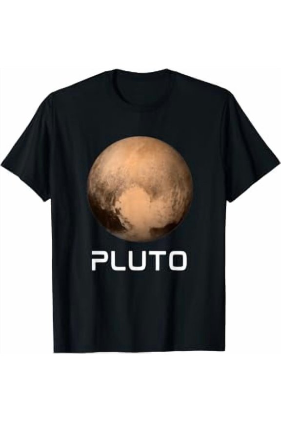 Solar System 9th Planet Pluto Never Forget Outer Space T-Shirt