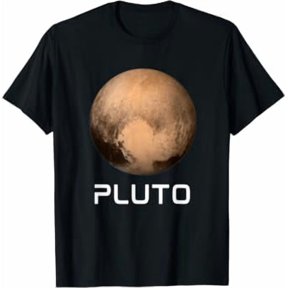 Solar System 9th Planet Pluto Never Forget Outer Space T-Shirt