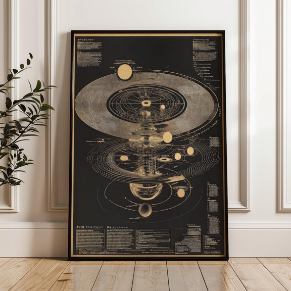 Solar System Blueprint Scientific Poster
