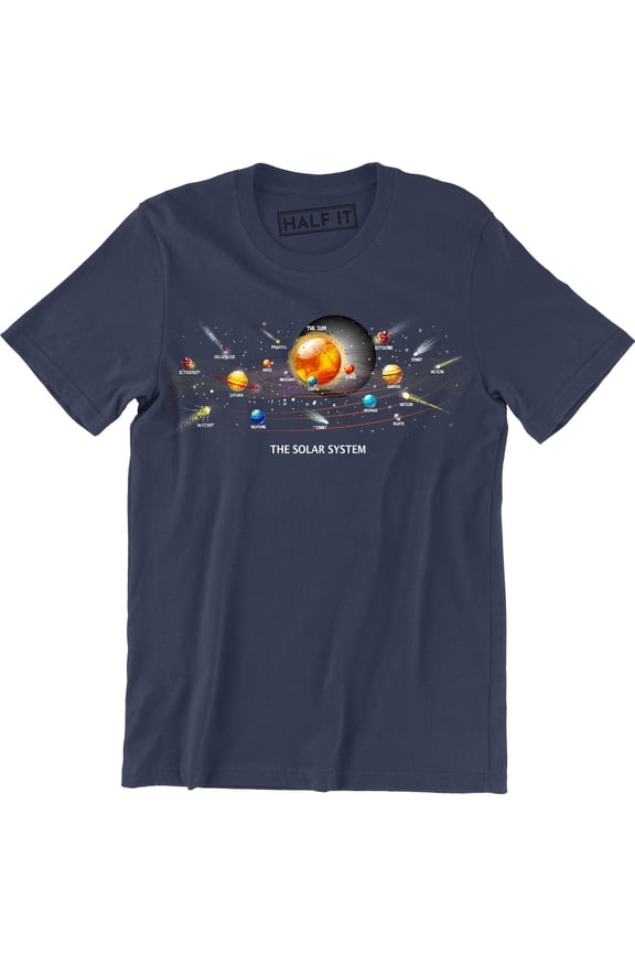 Solar System Funny Space Astronomy Fashion Retro Planets Cool T-Shirt