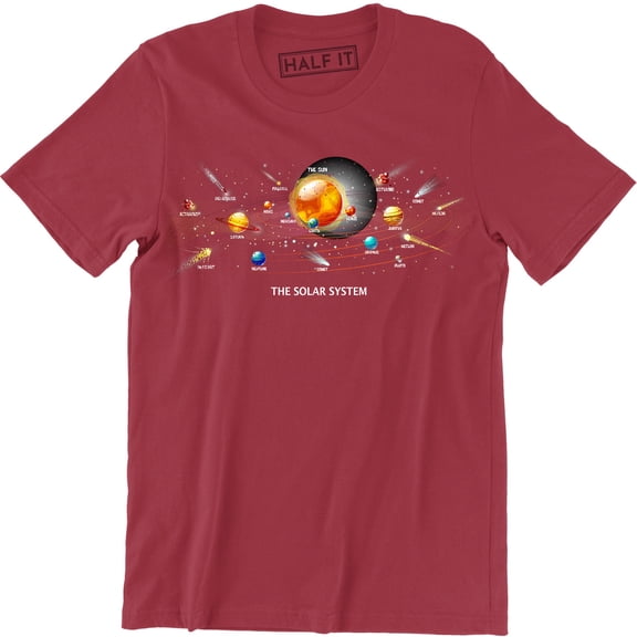 Solar System Funny Space Astronomy Fashion Retro Planets Cool T-Shirt