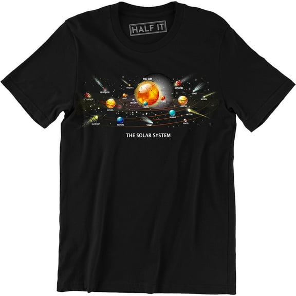 Solar System Funny Space Astronomy Fashion Retro Planets Cool T-Shirt