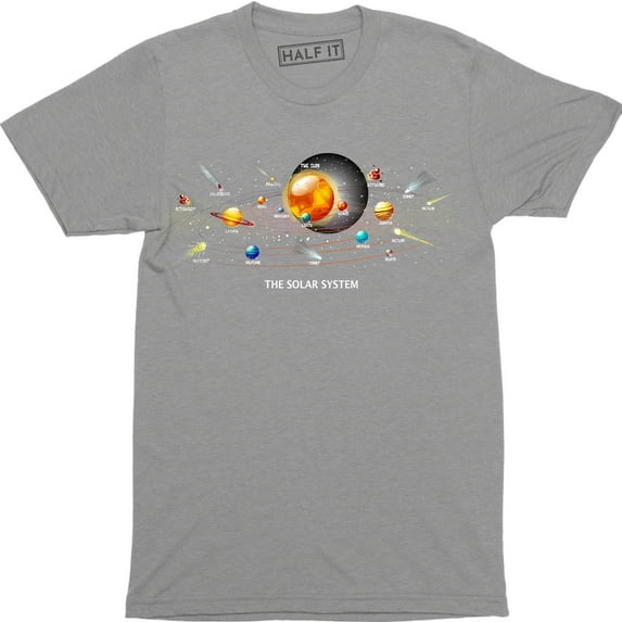 Solar System Funny Space Astronomy Fashion Retro Planets Cool T-Shirt
