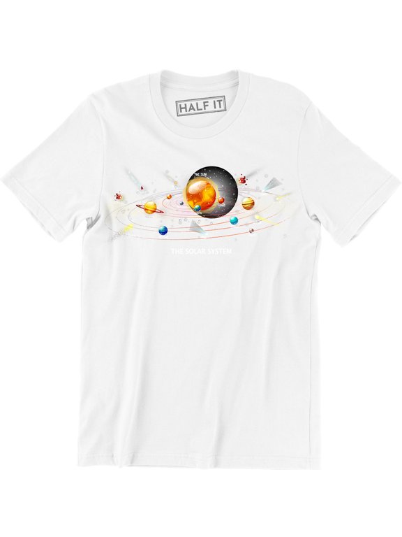 Solar System Funny Space Astronomy Fashion Retro Planets Cool T-Shirt
