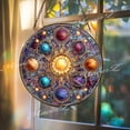 thumbnail image 1 of Solar System Glass Suncatcher, Round Planet Window Panel, 3.5 in, 1 of 3