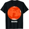 thumbnail image 1 of Solar System Group Costumes - Giant Planet Mars Costume T-Shirt men and women can wear, black, white, gifts, 1 of 4