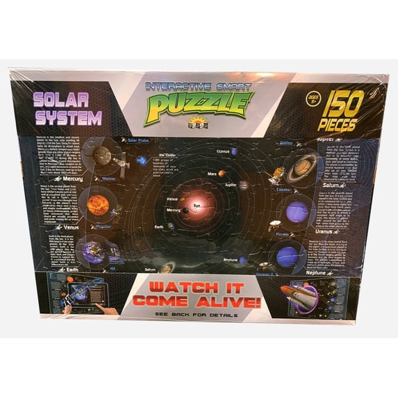 Solar System Interactive Puzzle With 4D Educational App - 150 Pieces ...
