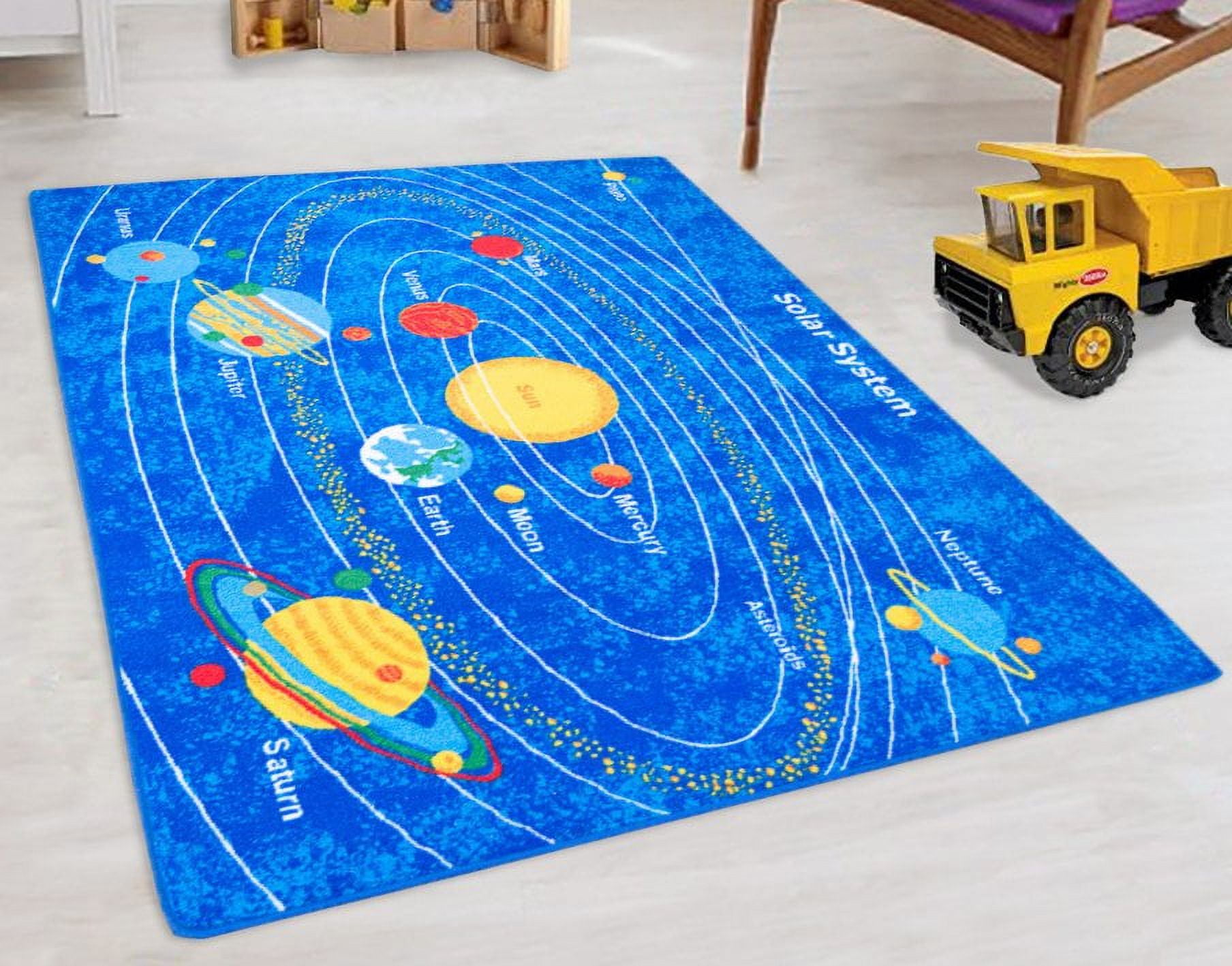 Solar System Kids Educational Play Mat