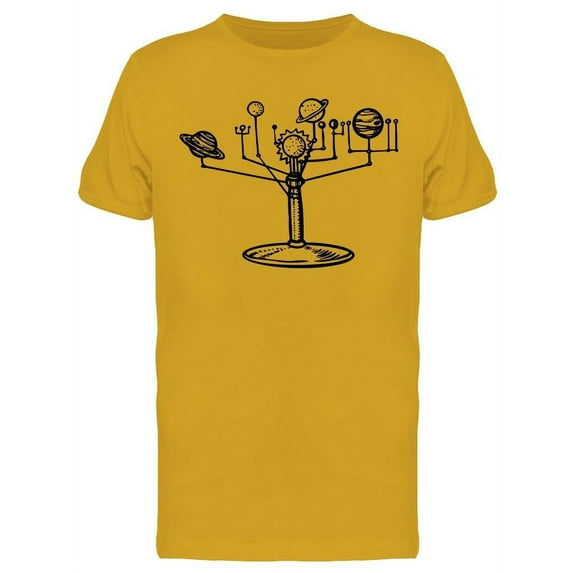 Solar System Mechanical Model T-Shirt Men -Image by Shutterstock, Male x-Large