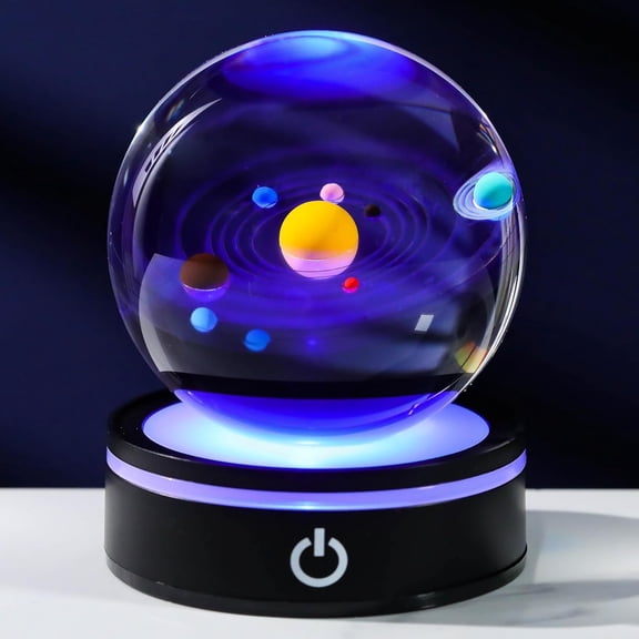 Solar System Model  Ball 80mm 3.14inch -  Outer Space Astronomy Gifts Room Decor  Sphere  Gifts for Men Him  Birthday Dad Physics Science Teacher Night Light  Lamp