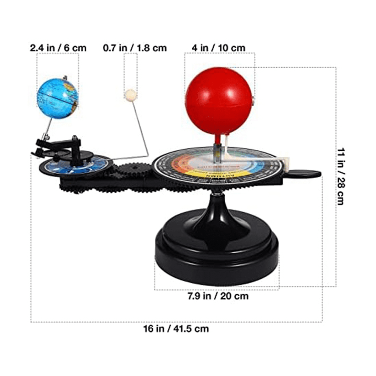 Solar System Model Kit Earth Moon Revolves Around the Sun Scientific