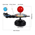 Solar System Model Kit Earth Moon Revolves Around the Sun Scientific