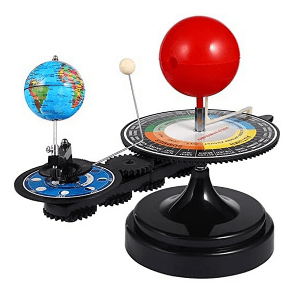 Solar System Model Kit- Earth Moon Revolves Around the Sun - Scientific Experiment Kit Teaching for Teens Students