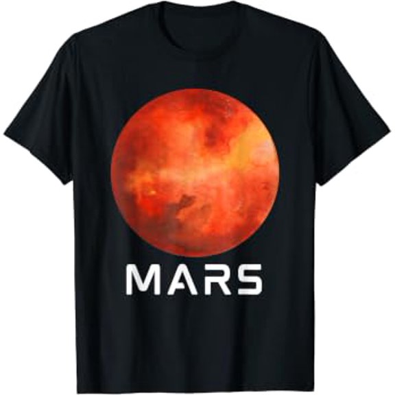 Solar System Planet Mars Outer Space T-Shirt