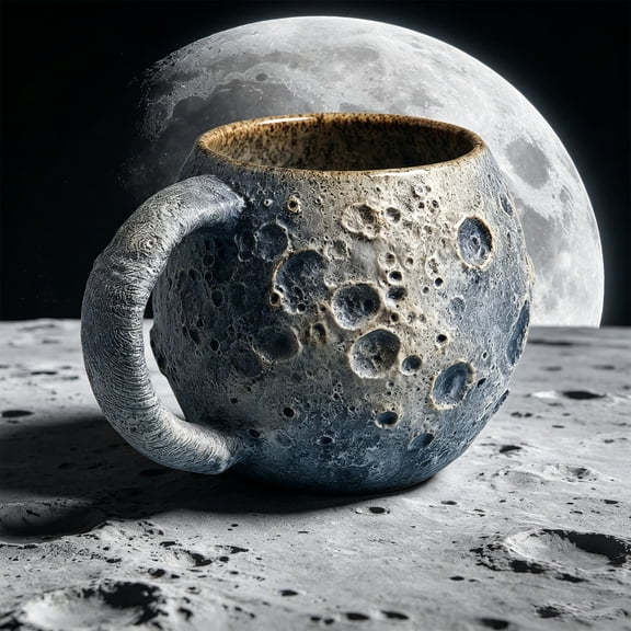 Solar System Planet Mug Set with Earth, Moon, Saturn & Sun Designs - 3D Space Themed Ceramic Cups for Coffee, Tea or Milk, A Unique Gift for Astronomy Enthusiasts