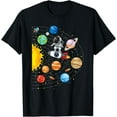thumbnail image 1 of Solar System Planet Space Astronaut Universe T-Shirt, 1 of 4