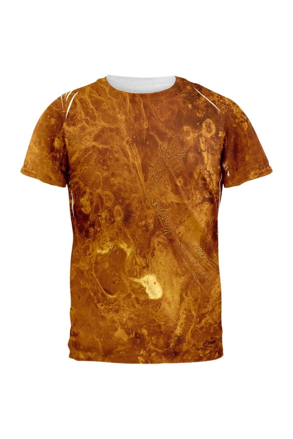Solar System Planet Venus All Over Adult T-Shirt - X-Large