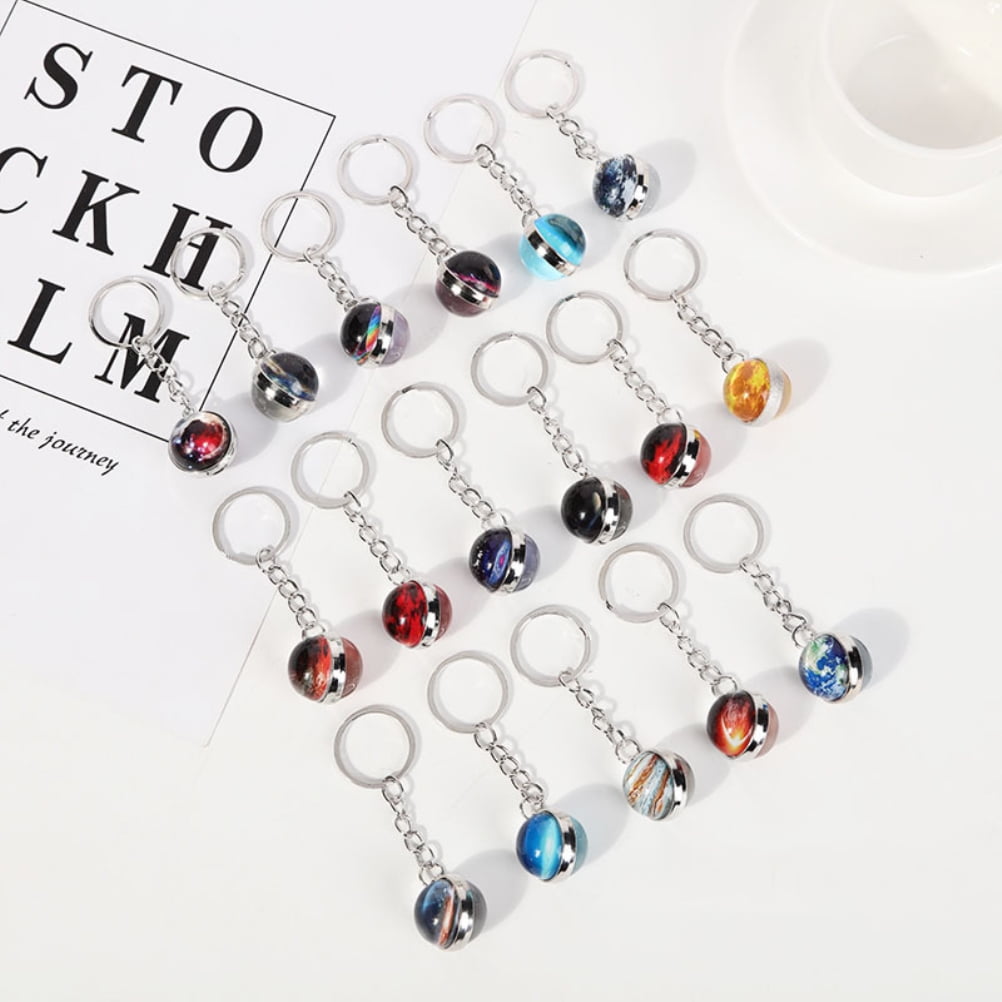 Solar System Planet keychain Accessories Pendant Glow In The Dark ...