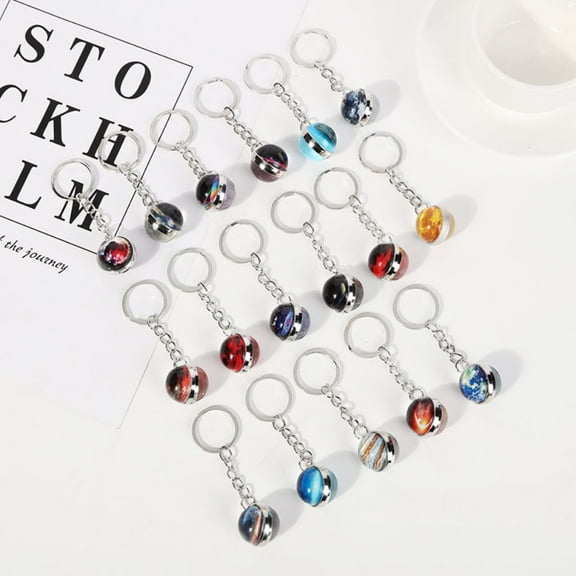 Solar System Planet keychain Accessories Pendant Glow In The Dark