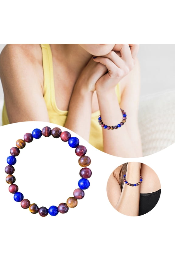 Solar System Planets Bracelet, Eight Planet Galaxy Stone Bead Bracelet, Astronomy Themed Stretch Bracelet for Women Men, Birthday Holiday Gift