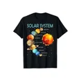 thumbnail image 1 of Solar System Planets Science Graphic Unisex Cotton Short Sleeve T-Shirt, 1 of 6