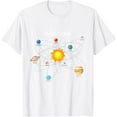 thumbnail image 1 of Solar System Planets Science Space Boys Girls STEM Kids T-Shirt, 1 of 4