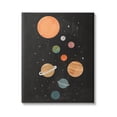 thumbnail image 1 of Solar System Planets Sky Art for Kids Graphic Art Gallery Wrapped Canvas Print Wall Art, 1 of 7