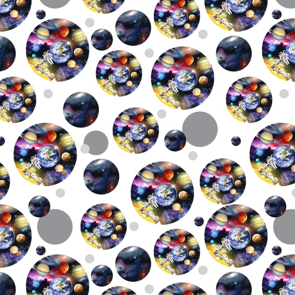 Solar System Planets Space Earth Saturn Jupiter Mars Premium Gift Wrap Wrapping Paper Roll