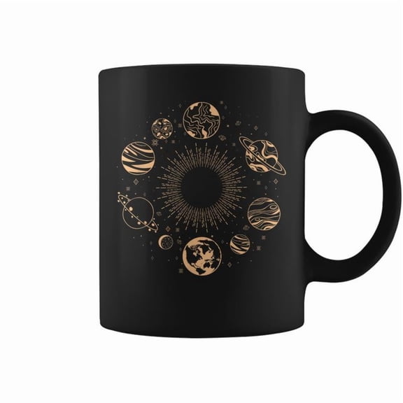 Solar System Planets Space Science Galaxy Astrology Universe Coffee Mugs