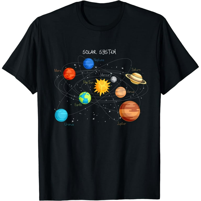 Solar System Planets T-Shirt Sun And The Planets Tee Shirt Solar System Planets T-Shirt Sun And The Planets Tee Shirt