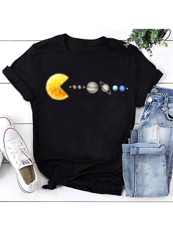 Solar System Shirt, Funny Planets T-Shirt, Unisex Astronomy Tee, Universe Shirt, Science, Space, Galaxy, Stars, Milky Way, Astronomer Gift