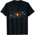 thumbnail image 1 of Solar System Shirt Planets & Orbit Educational Astrology T-Shirt, 1 of 4