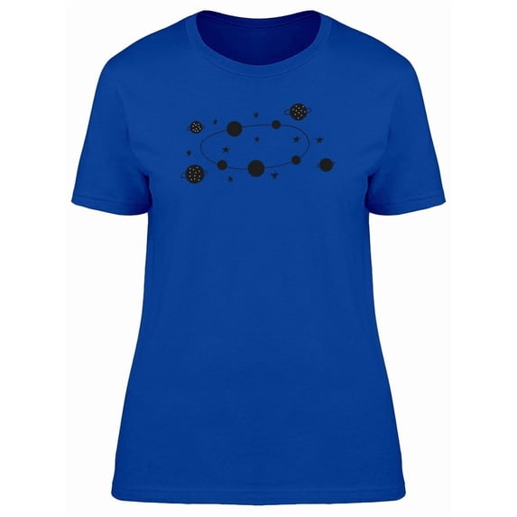 Solar System (Silhouette) Tee Men's -Image by Shutterstock