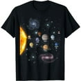 thumbnail image 1 of Solar System T Shirt - Boys Girls STEM Kids Realistic Space T-Shirt, 1 of 5
