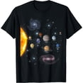 thumbnail image 1 of Solar System T Shirt - Boys Girls STEM Kids Realistic Space T-Shirt, 1 of 3
