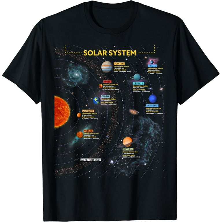 Solar System T Shirt - Perfect Space Enthusiasts Gift Tshirt Solar System T Shirt - Perfect Space Enthusiasts Gift Tshirt