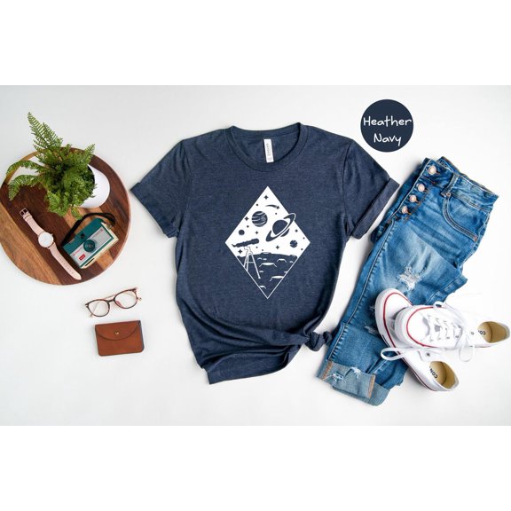 Solar System T-Shirt, Planets And Moons In The Solar System Tee, Astronomy Shirt, Outer Space Shirt, Aesthetic Solar System TSHIRT All Size S-5XL