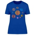 thumbnail image 1 of Solar System Watercolor T-Shirt Men -Image by Shutterstock, Male Medium, 1 of 2