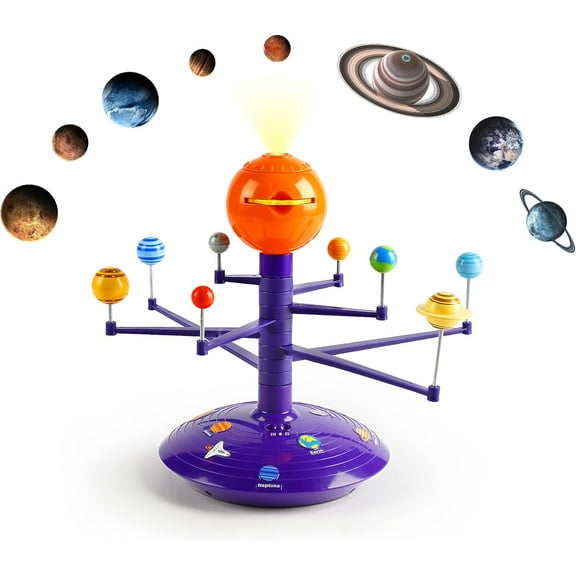 Solar System for Kids, Talking Astronomy Solar System Model Kit, Planetarium Projector with 8 Planets STEM Space Toys for 3 4 5+ Years Old Boys Girls