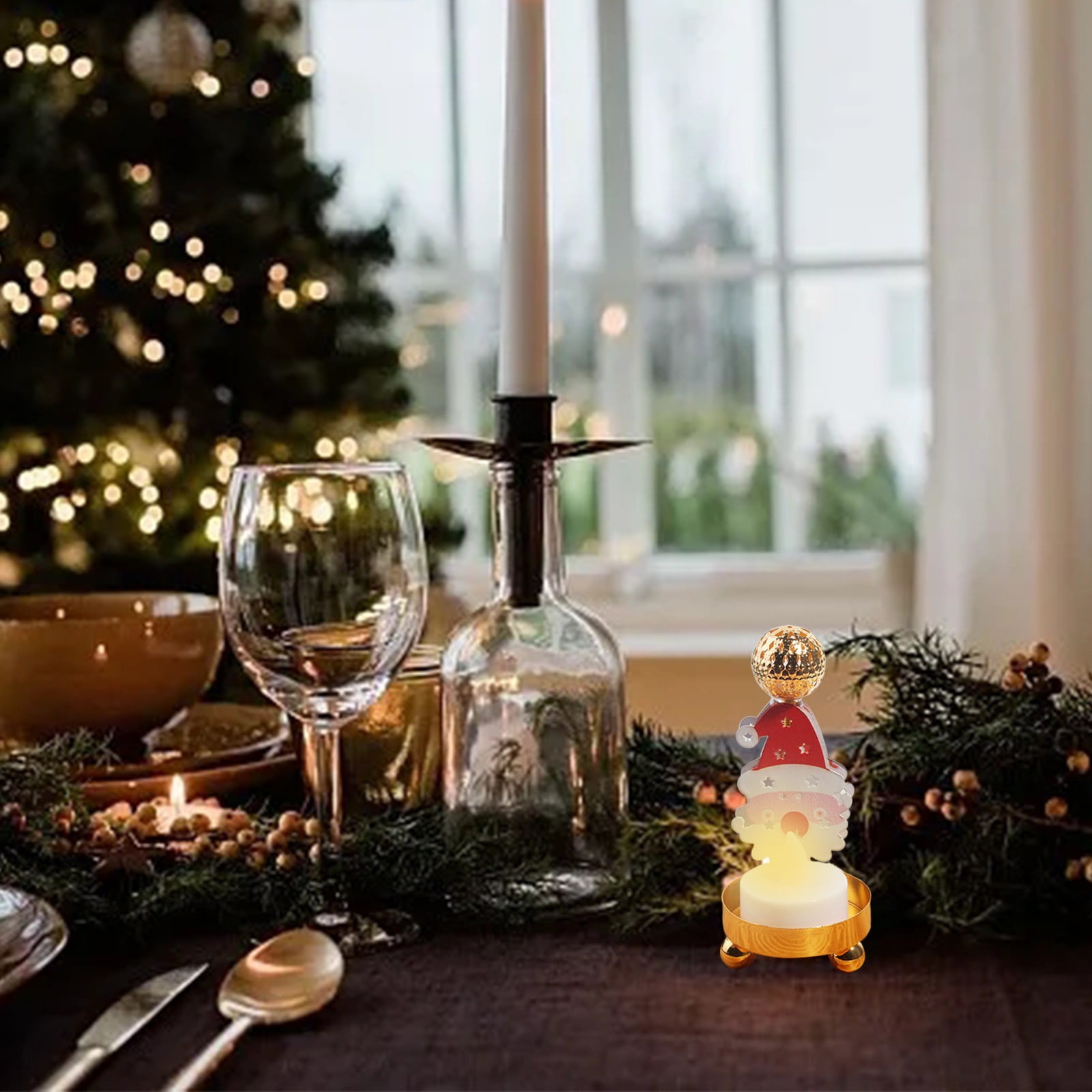 Solar Tea Lights Dusk To Dawn Flameless Flicker Rechargeable Led