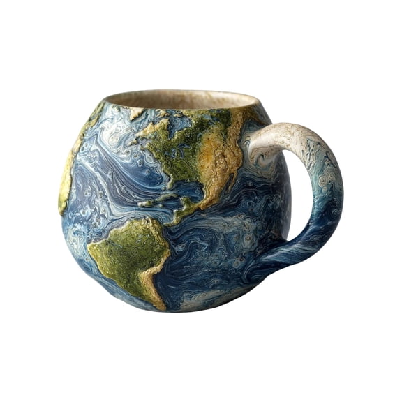 Solar Theme Ceramic Mug Collection Space Theme Coffee Cups Dishwasher Safe For Daily Use Gift