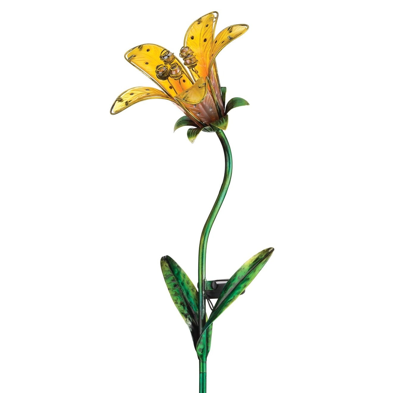 Solar Tiger Lily Stake - Red - 9